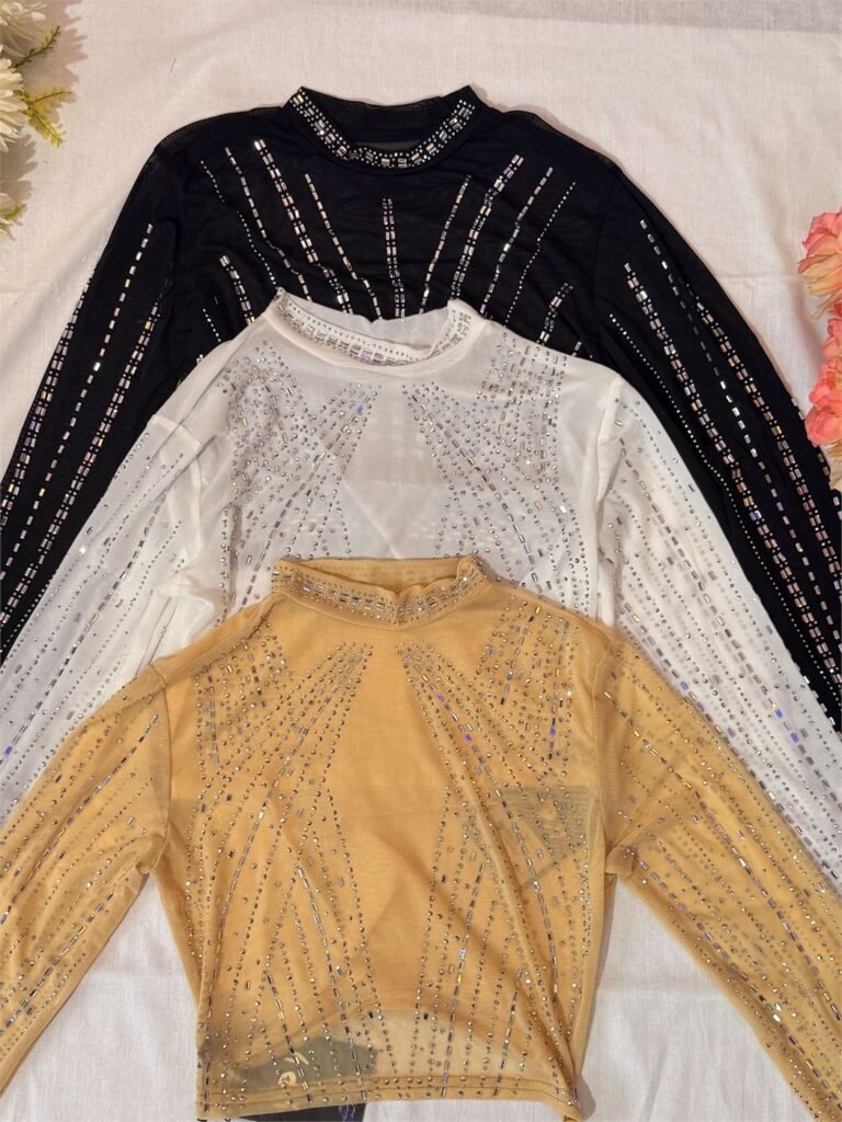 Embellished Crop Top